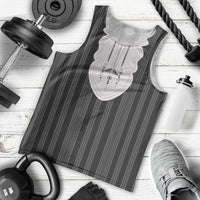 Liberia Black Kpelle Traditional Pattern Men Tank Top - Wonder Print Shop