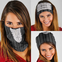 Liberia Black Kpelle Traditional Pattern Neck Gaiter - Wonder Print Shop