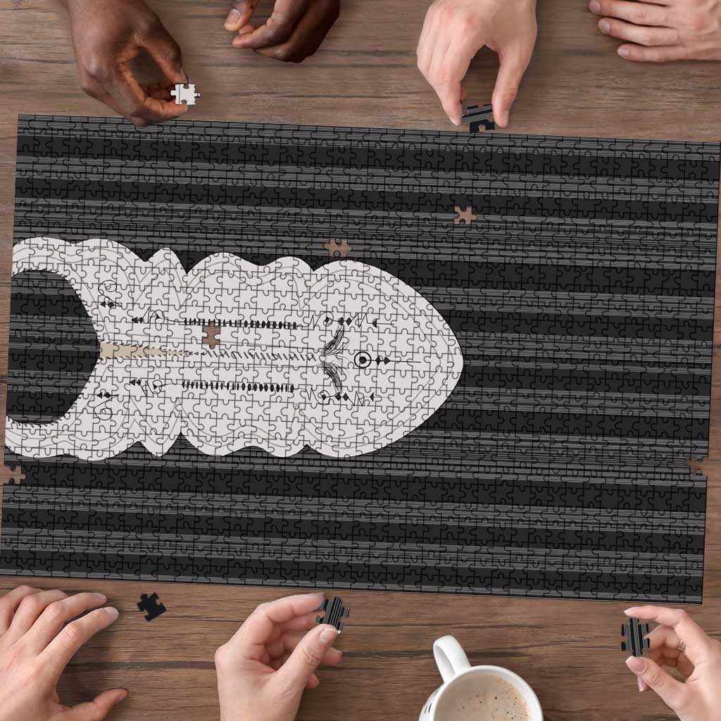 Liberia Black Kpelle Traditional Pattern Puzzle - Wonder Print Shop