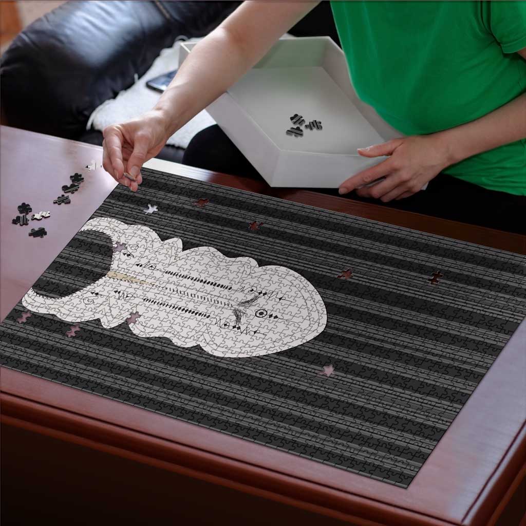 Liberia Black Kpelle Traditional Pattern Puzzle - Wonder Print Shop