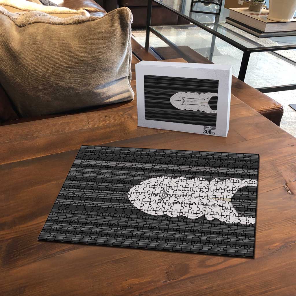 Liberia Black Kpelle Traditional Pattern Puzzle - Wonder Print Shop