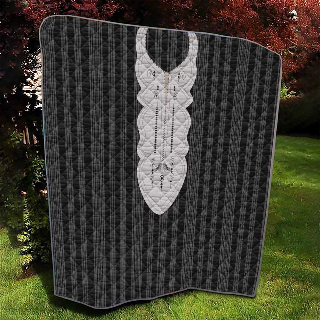 Liberia Black Kpelle Traditional Pattern Quilt - Wonder Print Shop