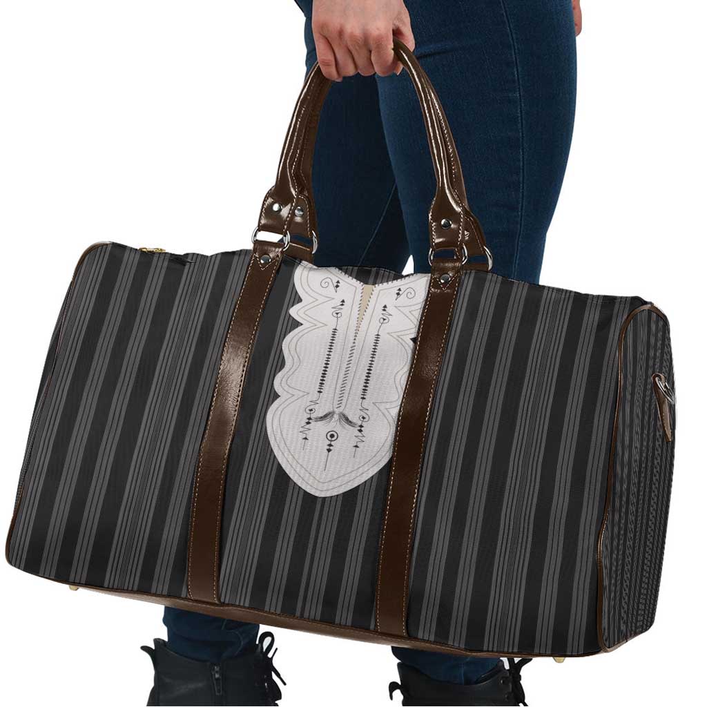 Liberia Black Kpelle Traditional Pattern Travel Bag - Wonder Print Shop