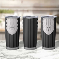 Liberia Black Kpelle Traditional Pattern Tumbler Cup - Wonder Print Shop