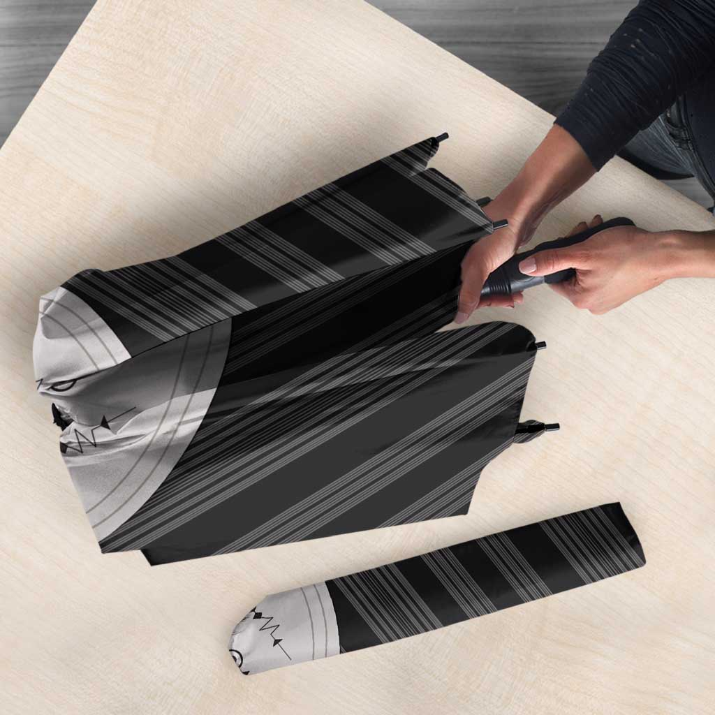 Liberia Black Kpelle Traditional Pattern Umbrella - Wonder Print Shop