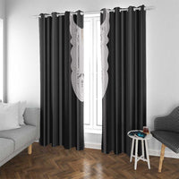 Liberia Black Kpelle Traditional Pattern Window Curtain - Wonder Print Shop