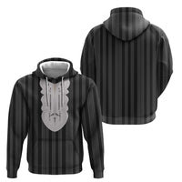 Liberia Black Kpelle Traditional Pattern Zip Hoodie - Wonder Print Shop