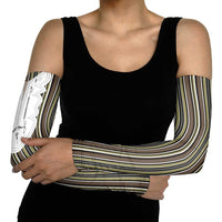 Liberia Brown Kpelle Traditional Pattern Arm Sleeves - Wonder Print Shop