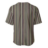 Liberia Brown Kpelle Traditional Pattern Baseball Jersey - Wonder Print Shop