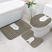 Liberia Brown Kpelle Traditional Pattern Bathroom Set - Wonder Print Shop