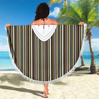 Liberia Brown Kpelle Traditional Pattern Beach Blanket - Wonder Print Shop