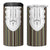 Liberia Brown Kpelle Traditional Pattern 4 in 1 Can Cooler Tumbler - Wonder Print Shop