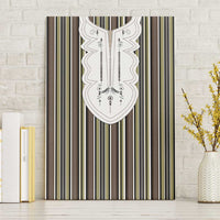 Liberia Brown Kpelle Traditional Pattern Canvas Wall Art - Wonder Print Shop