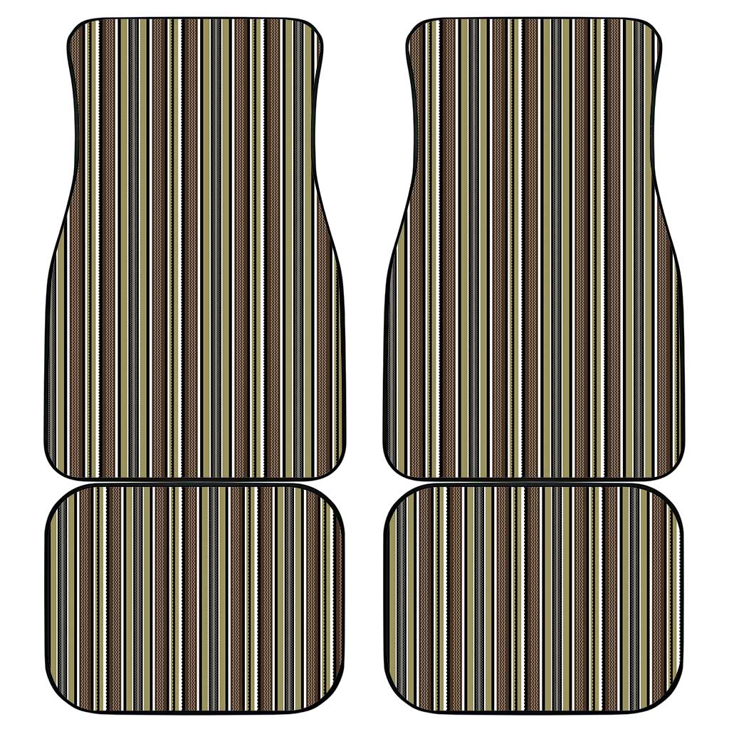 Liberia Brown Kpelle Traditional Pattern Car Mats - Wonder Print Shop