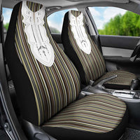 Liberia Brown Kpelle Traditional Pattern Car Seat Cover - Wonder Print Shop