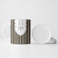 Liberia Brown Kpelle Traditional Pattern Ceramic Mug - Wonder Print Shop