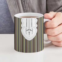 Liberia Brown Kpelle Traditional Pattern Ceramic Mug - Wonder Print Shop