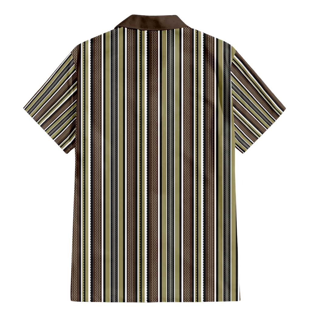 Liberia Brown Kpelle Traditional Pattern Family Matching Mermaid Dress and Hawaiian Shirt - Wonder Print Shop