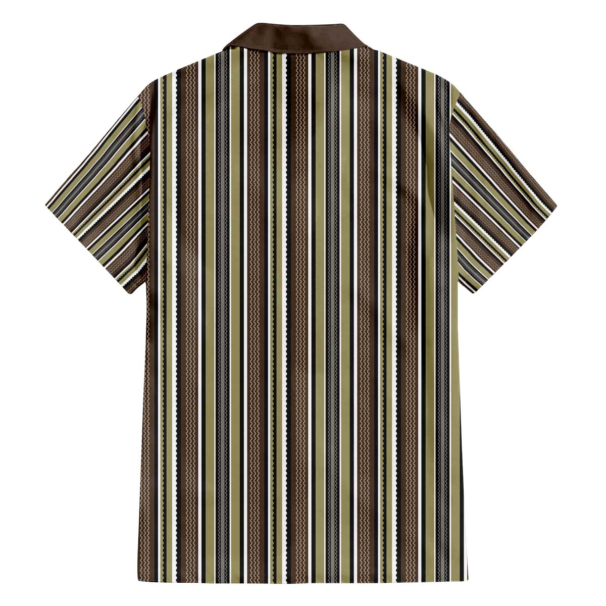 Liberia Brown Kpelle Traditional Pattern Family Matching Off The Shoulder Long Sleeve Dress and Hawaiian Shirt - Wonder Print Shop