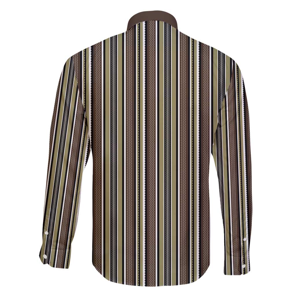 Liberia Brown Kpelle Traditional Pattern Family Matching Puletasi and Hawaiian Shirt - Wonder Print Shop