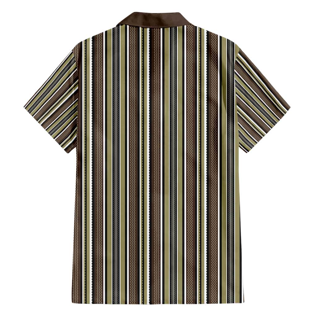 Liberia Brown Kpelle Traditional Pattern Family Matching Summer Maxi Dress and Hawaiian Shirt - Wonder Print Shop