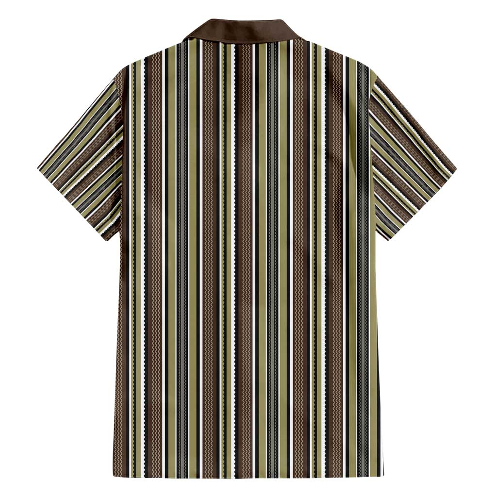 Liberia Brown Kpelle Traditional Pattern Hawaiian Shirt - Wonder Print Shop