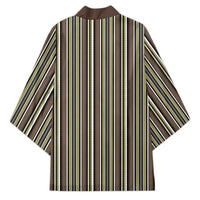 Liberia Brown Kpelle Traditional Pattern Kimono - Wonder Print Shop