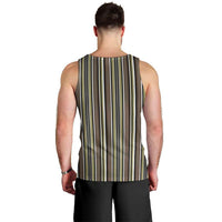 Liberia Brown Kpelle Traditional Pattern Men Tank Top - Wonder Print Shop
