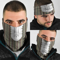 Liberia Brown Kpelle Traditional Pattern Neck Gaiter - Wonder Print Shop