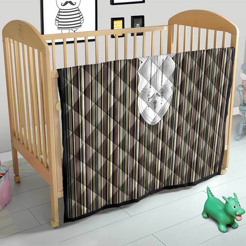 Liberia Brown Kpelle Traditional Pattern Quilt - Wonder Print Shop