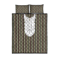 Liberia Brown Kpelle Traditional Pattern Quilt Bed Set - Wonder Print Shop