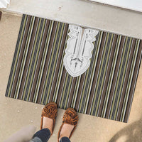 Liberia Brown Kpelle Traditional Pattern Rubber Doormat - Wonder Print Shop