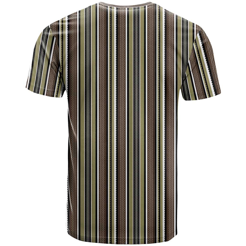 Liberia Brown Kpelle Traditional Pattern T Shirt - Wonder Print Shop