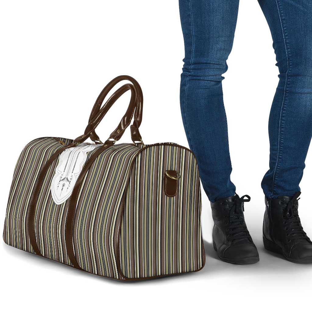 Liberia Brown Kpelle Traditional Pattern Travel Bag - Wonder Print Shop