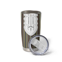 Liberia Brown Kpelle Traditional Pattern Tumbler Cup - Wonder Print Shop