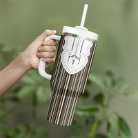 Liberia Brown Kpelle Traditional Pattern Tumbler With Handle - Wonder Print Shop