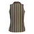 Liberia Brown Kpelle Traditional Pattern Women Sleeveless Polo Shirt - Wonder Print Shop