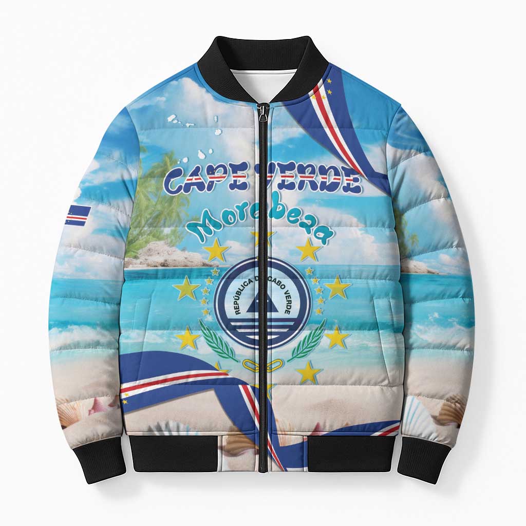 Cape Verde Morabeza Bomber Puffer Jacket Island Welcome - Wonder Print Shop