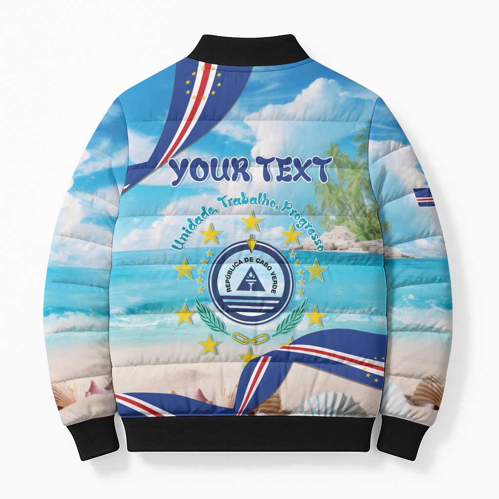 Cape Verde Morabeza Bomber Puffer Jacket Island Welcome - Wonder Print Shop