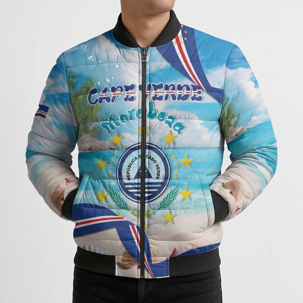 Cape Verde Morabeza Bomber Puffer Jacket Island Welcome - Wonder Print Shop