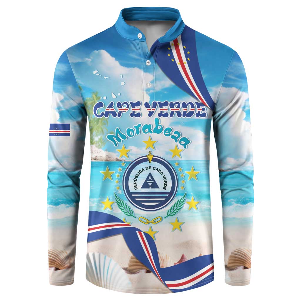 Cape Verde Morabeza Button Sweatshirt Island Welcome - Wonder Print Shop