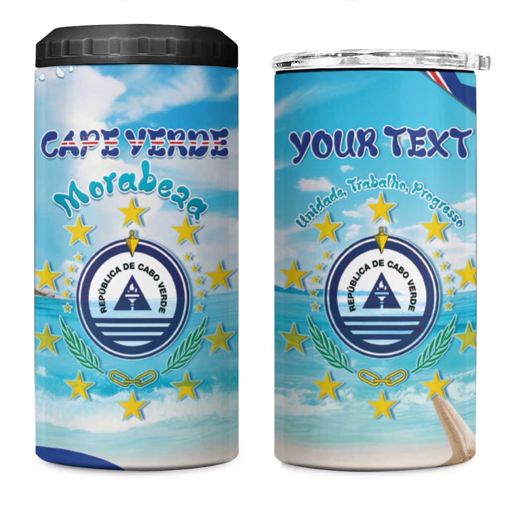 Cape Verde Morabeza 4 in 1 Can Cooler Tumbler Island Welcome - Wonder Print Shop