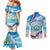 Cape Verde Morabeza Couples Matching Mermaid Dress and Long Sleeve Button Shirt Island Welcome - Wonder Print Shop