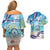 Cape Verde Morabeza Couples Matching Off Shoulder Short Dress and Hawaiian Shirt Island Welcome - Wonder Print Shop