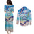 Cape Verde Morabeza Couples Matching Puletasi and Long Sleeve Button Shirt Island Welcome - Wonder Print Shop