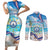 Cape Verde Morabeza Couples Matching Short Sleeve Bodycon Dress and Long Sleeve Button Shirt Island Welcome - Wonder Print Shop