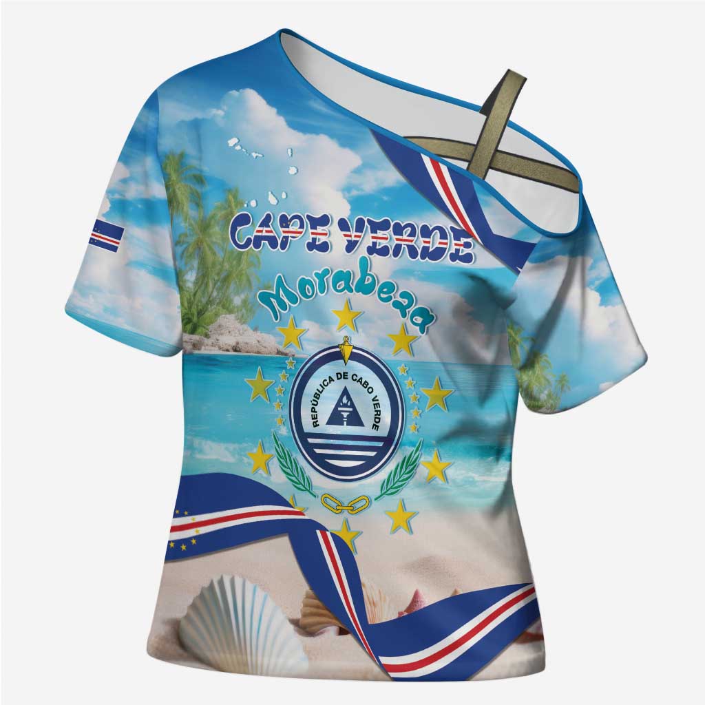 Cape Verde Morabeza Cross Shoulder Shirt Island Welcome - Wonder Print Shop