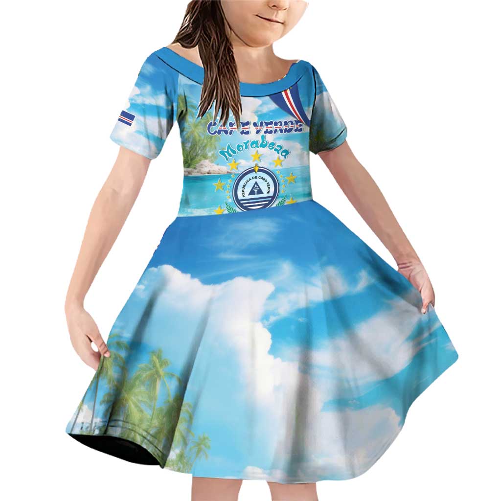 Cape Verde Morabeza Family Matching Off Shoulder Short Dress and Hawaiian Shirt Island Welcome - Wonder Print Shop