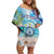 Cape Verde Morabeza Family Matching Off Shoulder Short Dress and Hawaiian Shirt Island Welcome - Wonder Print Shop