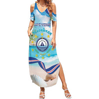 Cape Verde Morabeza Family Matching Summer Maxi Dress and Hawaiian Shirt Island Welcome - Wonder Print Shop